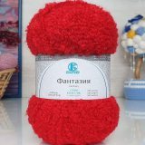 Пряжа Камтекс ФАНТАЗИЯ 046 красный (5 мотков)