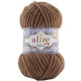 Пряжа Alize VELLUTO 466 т.бежевый (5 мотков)