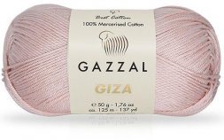 Пряжа Gazzal GIZA 2491 бл.розовый (5 мотков)