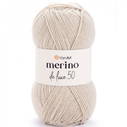Пряжа Yarnart MERINO DE LUXE 50 033 св.беж (5 мотков)