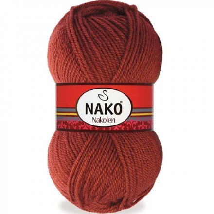 Пряжа Nako NAKOLEN 4409 терракот (5 мотков)