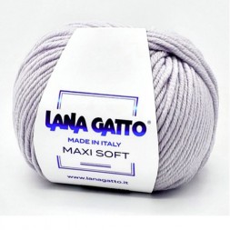 Пряжа Lana Gatto MAXI SOFT 12504 св.серый