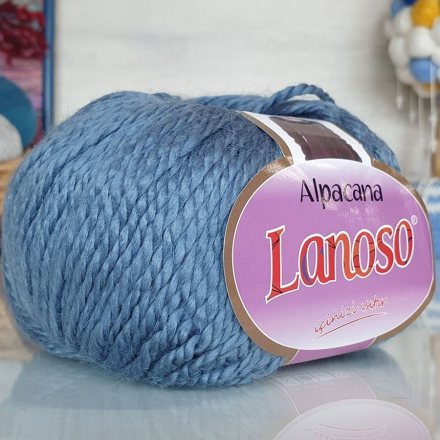 Пряжа Lanoso ALPACANA 3016 джинсовый (5 мотков)