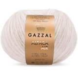 Пряжа Gazzal ALPACA AIR 82 кремово-розовый (4 мотка)