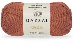Пряжа Gazzal GIZA 2490 глина (5 мотков)