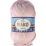 Пряжа Nako SATEN 100 1479 пудра (5 мотков)