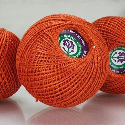 Пряжа ПНК им.Кирова ИРИС 20 1608 рыжик (4 мотка)