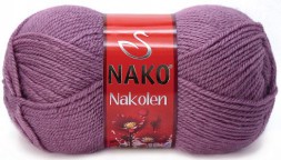 Пряжа Nako NAKOLEN 569 т.пыльн.роза