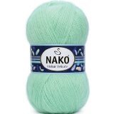 Пряжа Nako MOHAIR DELICATE 3415 св.салат (5 мотков)