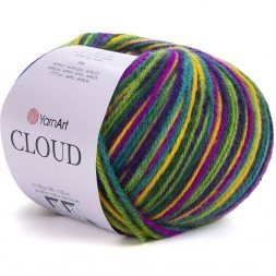 Пряжа Yarnart CLOUD 5309 принт (5 мотков)