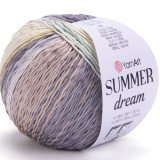 Пряжа Yarnart SUMMER DREAM 4310 сер/беж/горц (4 мотка)