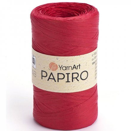 Пряжа Yarnart PAPIRO 1310 красный (5 мотков)