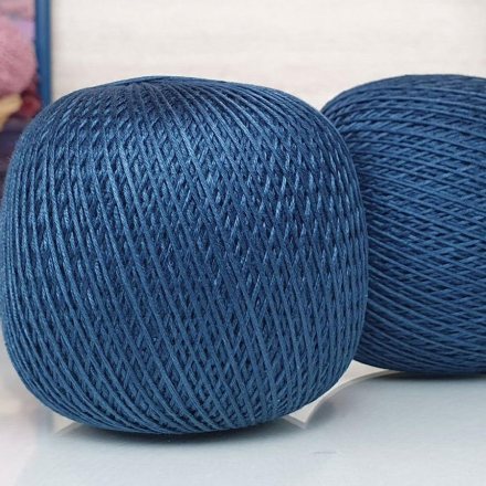 Пряжа ПНК им.Кирова НИТКИ ДЛЯ РУКОДЕЛИЯ 6910 т.синий (4 мотка)