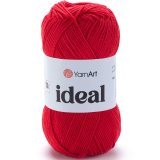 Пряжа Yarnart IDEAL 237 красный (5 мотков)