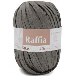Пряжа Artland RAFFIA серый (10 мотков)