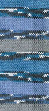 Пряжа Nako VIZON ANATOLIA 81027 синий/серый