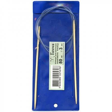 Спицы круговые бамбук Gamma 80 см, № 3.0