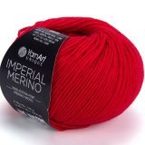 Пряжа Yarnart IMPERIAL MERINO 3345 красный (10 мотков)