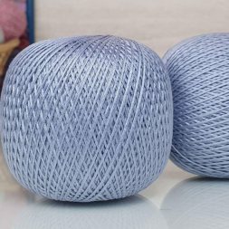 Пряжа ПНК им.Кирова НИТКИ ДЛЯ РУКОДЕЛИЯ 7003 серо-голубой (4 мотка)