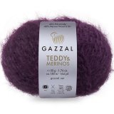 Пряжа Gazzal TEDDY &amp; MERINOS 6553 слива (5 мотков)