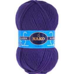 Пряжа Nako ALASKA 2594 фиолет