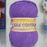 Пряжа Color City МИЛК КОТТОН 037 лиловый (10 мотков)