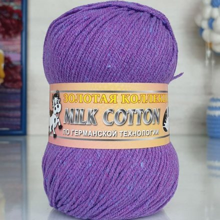 Пряжа Color City МИЛК КОТТОН 037 лиловый (10 мотков)