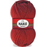 Пряжа Nako NAKOLEN 1175 красный (5 мотков)