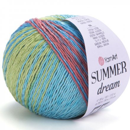 Пряжа Yarnart SUMMER DREAM 4314 радуга (4 мотка)