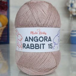 Пряжа M&amp;h ANGORA RABBIT 15 088 розовый беж (5 мотков)