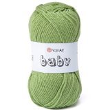 Пряжа Yarnart BABY 69 аспарагус (5 мотков)