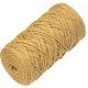 Шнур полиэфирный 3мм M&amp;h 017 горчица (1 моток)