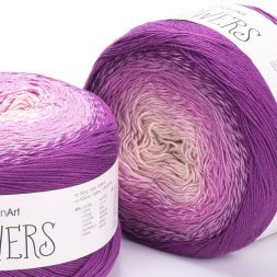 Пряжа Yarnart FLOWERS 290 лиловый (2 мотка)