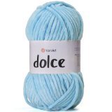 Пряжа Yarnart DOLCE 859 св.гол.бирюза (5 мотков)