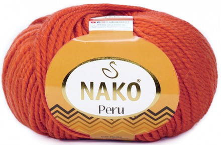 Пряжа Nako PERU 3623 рыжий