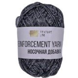 Пряжа НОСОЧНАЯ ДОБАВКА 09 серый меланж (10 мотков)