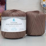 Пряжа Камтекс ХЛОПОК МЕРСЕРИЗОВАННЫЙ 101 капучино (10 мотков)