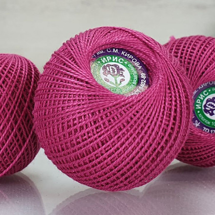 Пряжа ПНК им.Кирова ИРИС 25 1506 брусника (6 мотков)