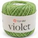 Пряжа Yarnart VIOLET MELANGE 0188 яр.зеленый (6 мотков)