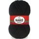 Пряжа Nako NAKOLEN 217 черный (5 мотков)