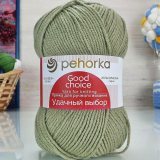 Пряжа Пехорка УДАЧНЫЙ ВЫБОР 494 св.хаки (5 мотков)