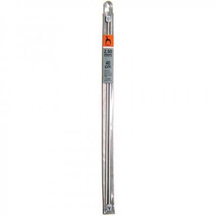 Спицы прямые Pony 40 см, № 2.5