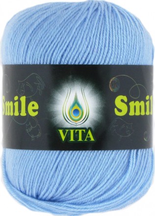 Пряжа Vita SMILE 3508 голубой
