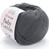 Пряжа Yarnart BABY COTTON 454 графит (5 мотков)