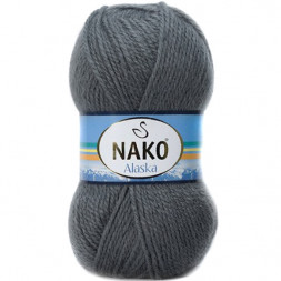 Пряжа Nako ALASKA 3468 серый