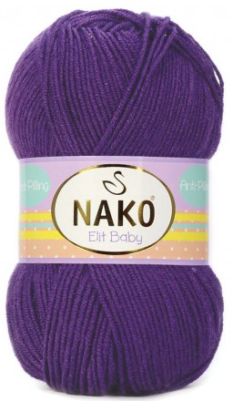 Пряжа Nako ELIT BABY 10253 фиолетовый