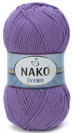 Пряжа Nako DENIM 10049 фиолетовый