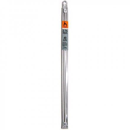 Спицы прямые Pony 40 см, № 2.75