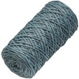 Шнур полиэфирный 3мм M&amp;h 036 серо-зеленый (1 моток)