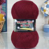 Пряжа Color City ИНДИЙСКИЙ МОХЕР 2227 бордовый (5 мотков)